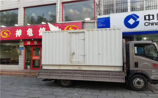 和平镇出租发电机施工案例